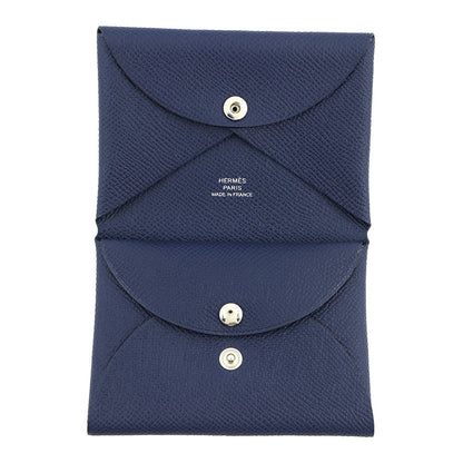 HERMES Calvi Duo blue navy Epsom