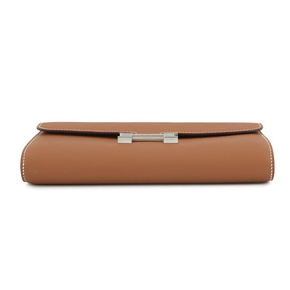 HERMES Constance To Go Wallet GoldH080126CK37 37 GOLD Evercolor