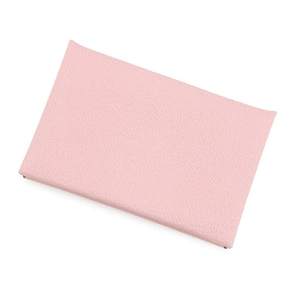 HERMES Calvi Rose Sakura Chevre Myzore Goatskin
