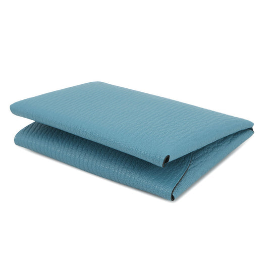 HERMES Calvi Duo New Blue Jean Chevre Myzore Goatskin