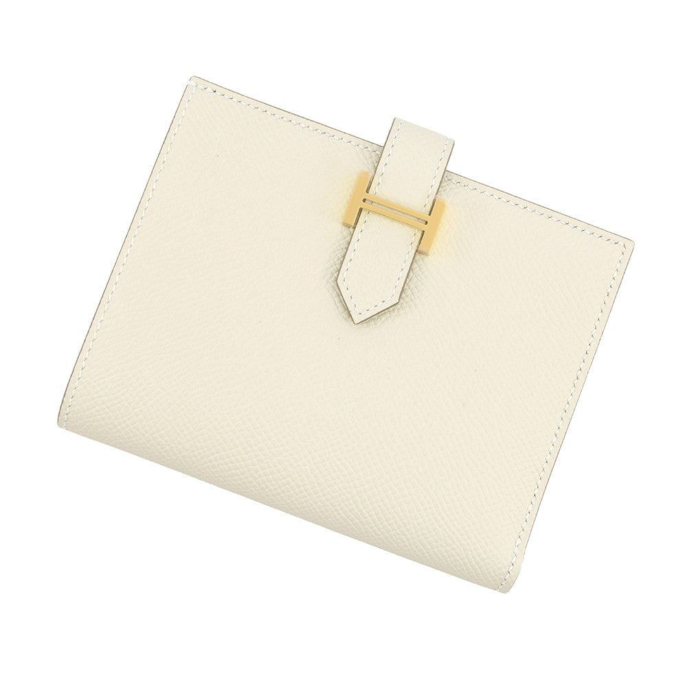 HERMES BEAN Compact Craie Epsom