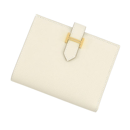HERMES BEAN Compact Craie Epsom