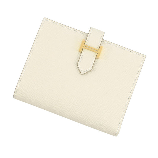 HERMES BEAN Compact Craie Epsom