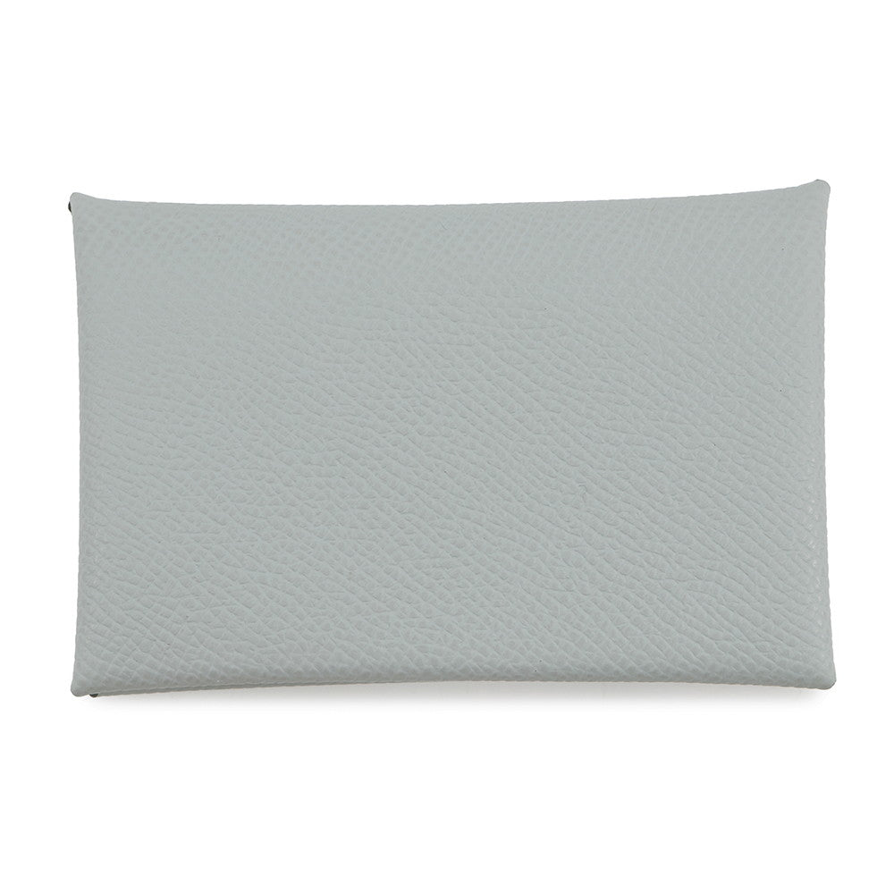 HERMES Calvi Blue Gacier Epsom