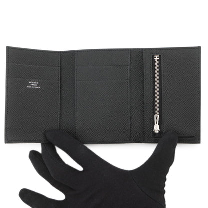 HERMES Bearn combine Black Epsom