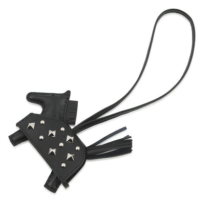 HERMES Rodeo Robeo Padlock Black Lambskin Size PM
