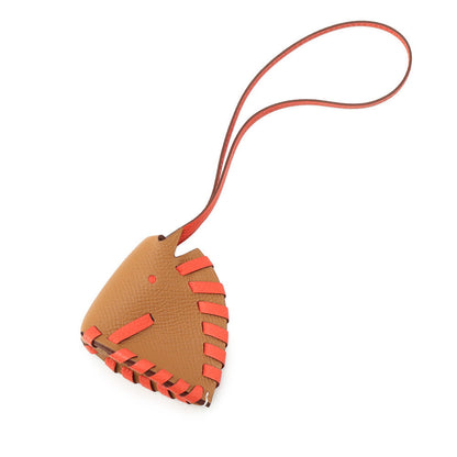 HERMES Cheval Tresse Gold Epsom
