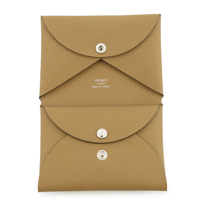 HERMES Calvi Duo Sesame Epsom