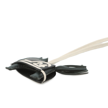 HERMES Rodeo Loveo Cool Vert Mangrove / Black / White Lambskin Size PM