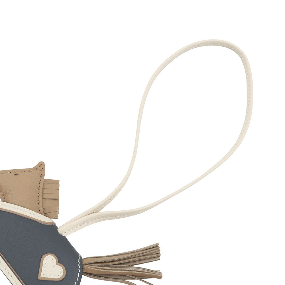 HERMES Rodeo Loveo Cool Beige Marfa/Craie/Vert Mangrove Lambskin Swift Leather