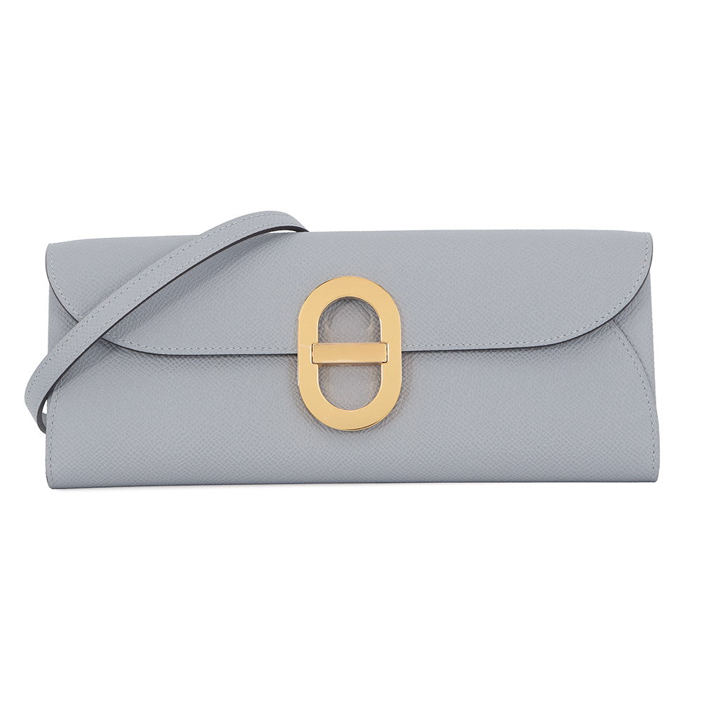 HERMES Chaine d'Ancre Maillon Togo Green Pantan Epsom