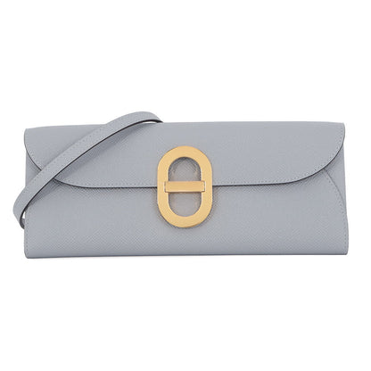 HERMES Chaine d'Ancre Maillon Togo Green Pantan Epsom