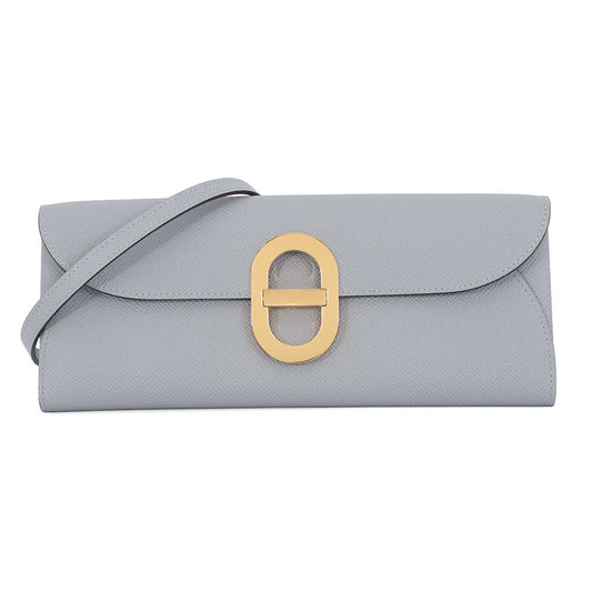 HERMES Chaine d'Ancre Maillon Togo Green Pantan Epsom
