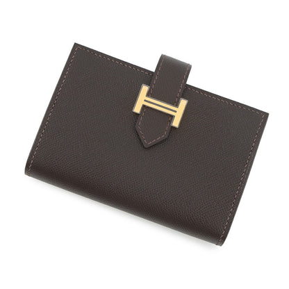 HERMES Bearn Mini Coin purse included Be Blanc Veau Madame
