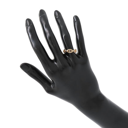 HERMES Chaine d'Ancre Anchene Ring Size PM/52#12 18K Pink Gold