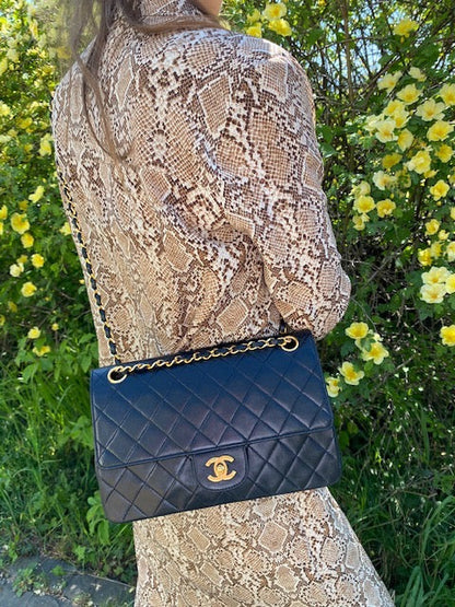 CHANEL Small Classic/Timeless Double Flap Bag