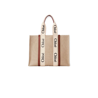 Woody Linen Tote Bag