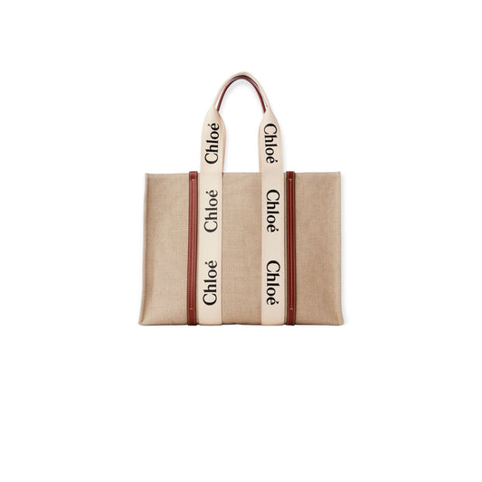 Woody Linen Tote Bag