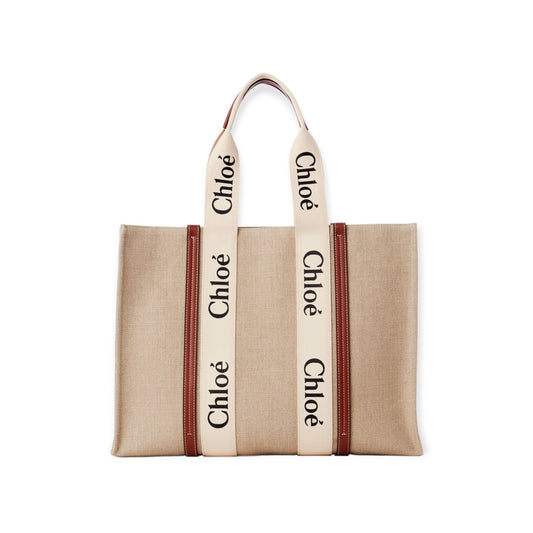 Woody Linen Tote Bag
