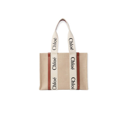 Woody Linen Tote Bag