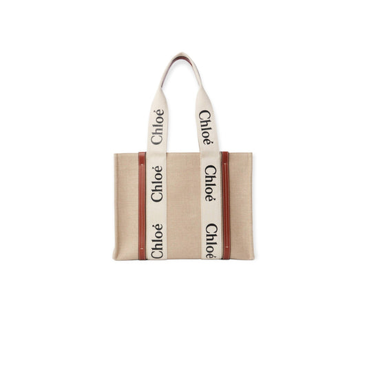 Woody Linen Tote Bag