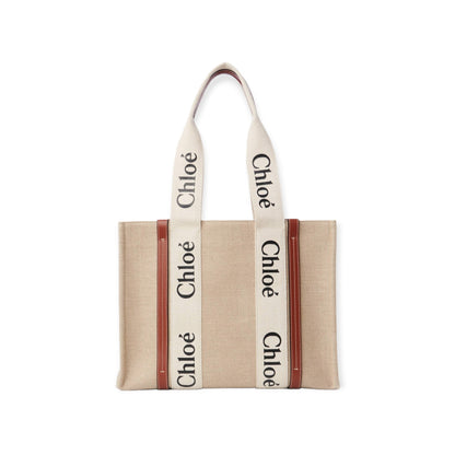 Woody Linen Tote Bag