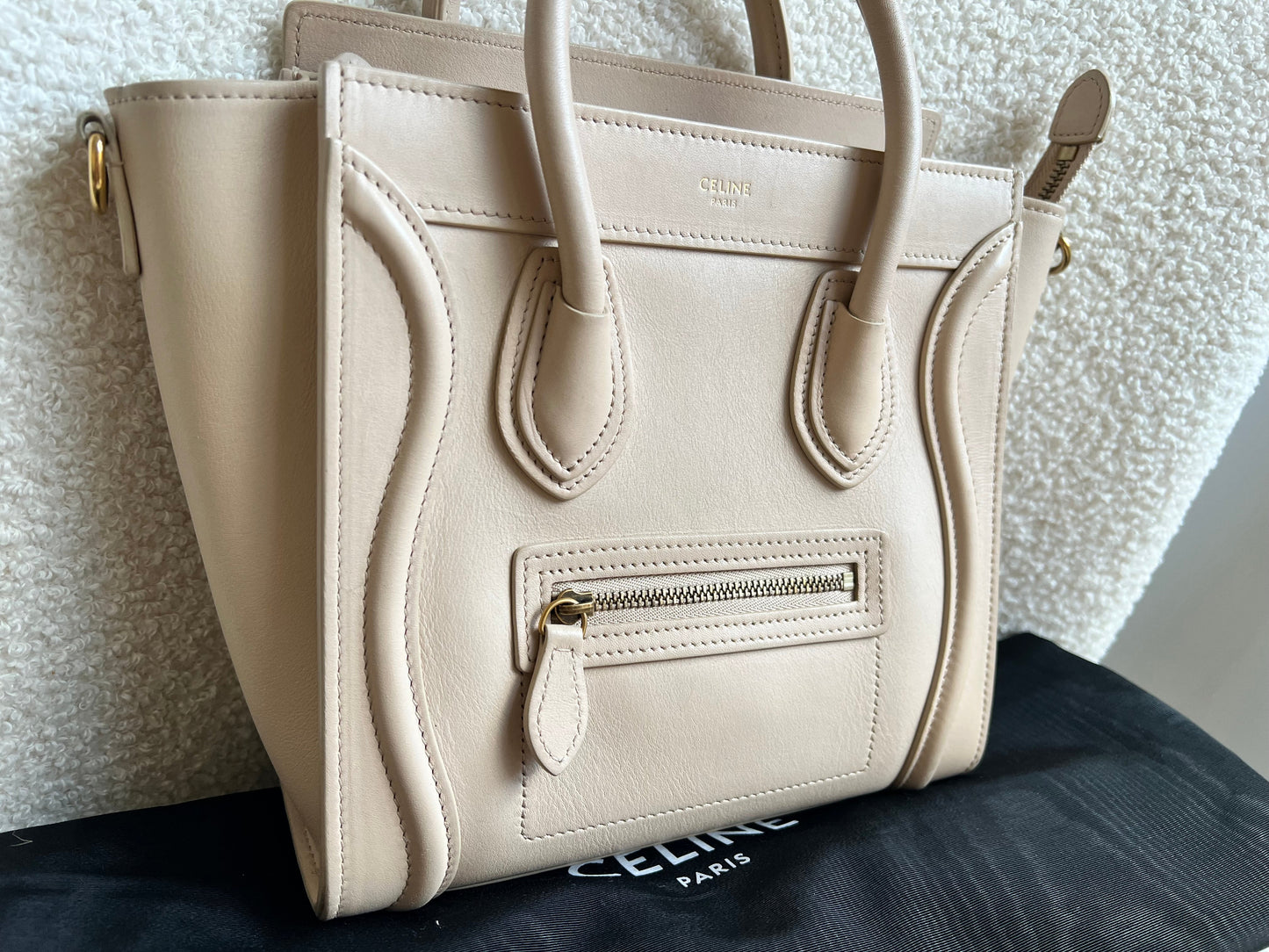 Celine Cream Nano Luggage Bag (RRP £1750)