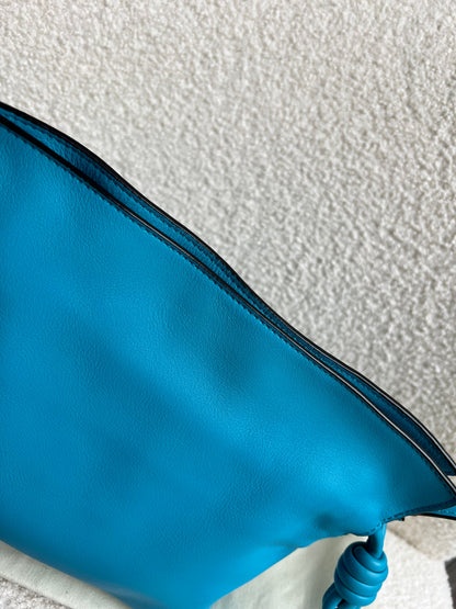 Loewe Cyan Mini Flamenco Clutch Bag (RRP £1800)