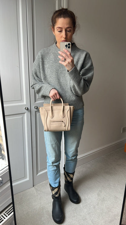 Celine Cream Nano Luggage Bag (RRP £1750)