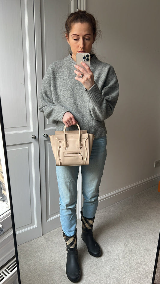 Celine Cream Nano Luggage Bag (RRP £1750)