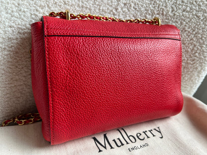 Mulberry Fiery Red Regular Lily with Gold Hardware (RRP £995)