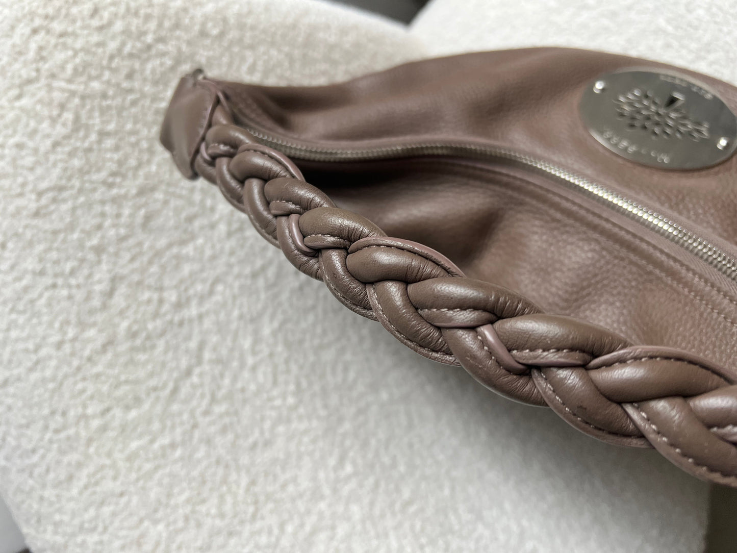 Mulberry Taupe Daria Hobo (RRP £795)