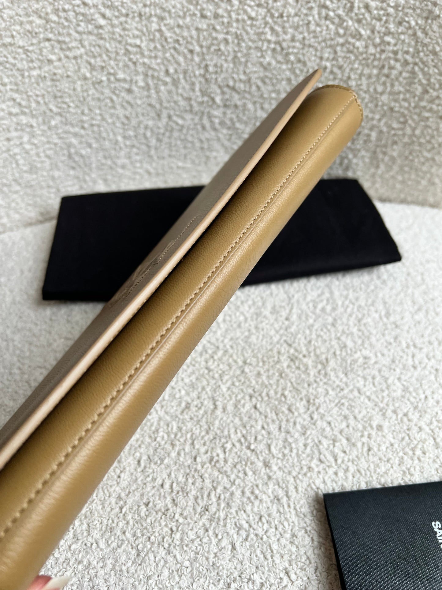 Yves Saint Laurent (YSL) Beige Belle de Jour Clutch