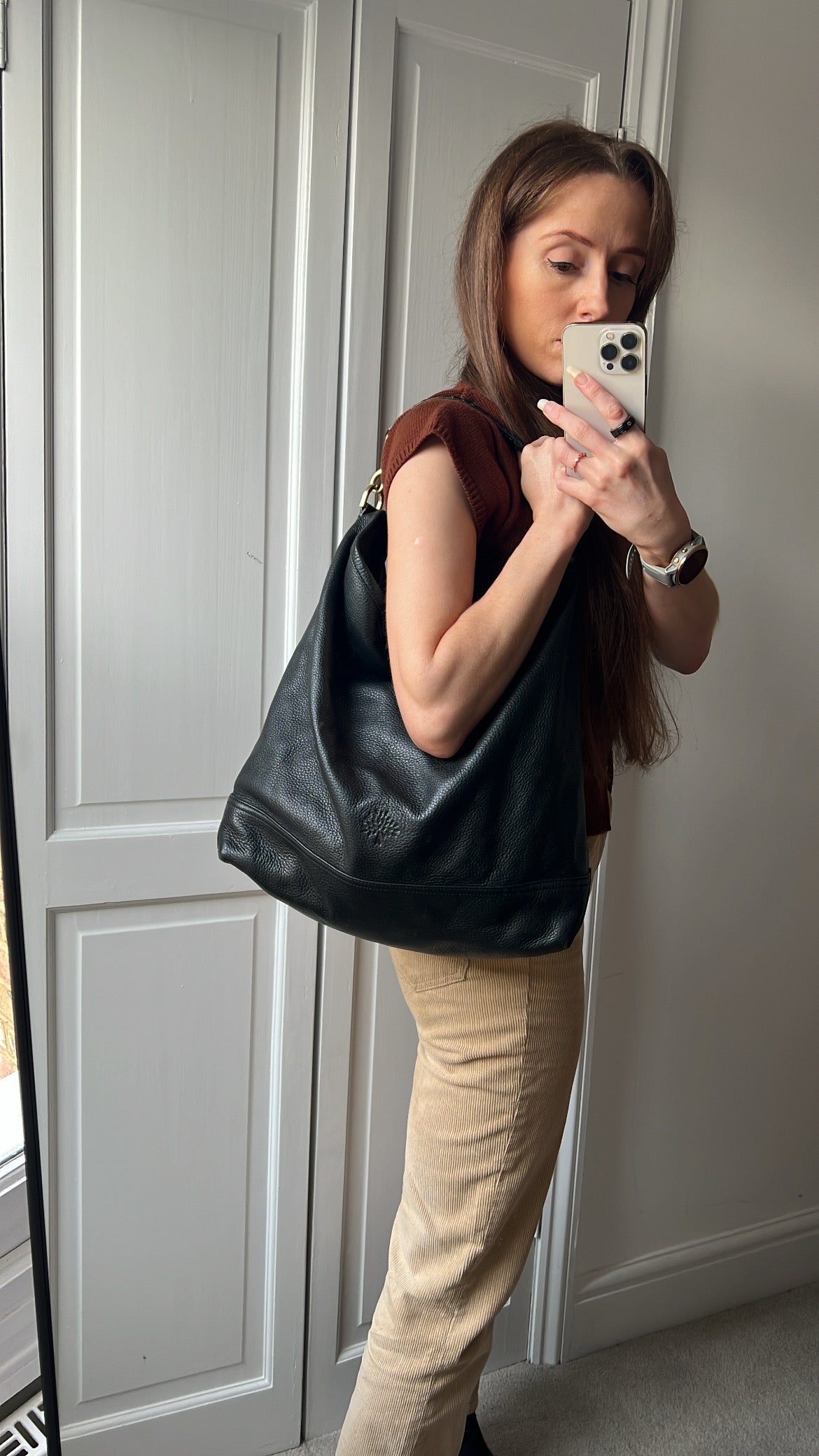 Mulberry Black Effie Hobo (£750)