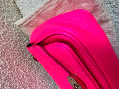 Mulberry Neon Pink Mini Darley Shoulder Bag (RRP £725)