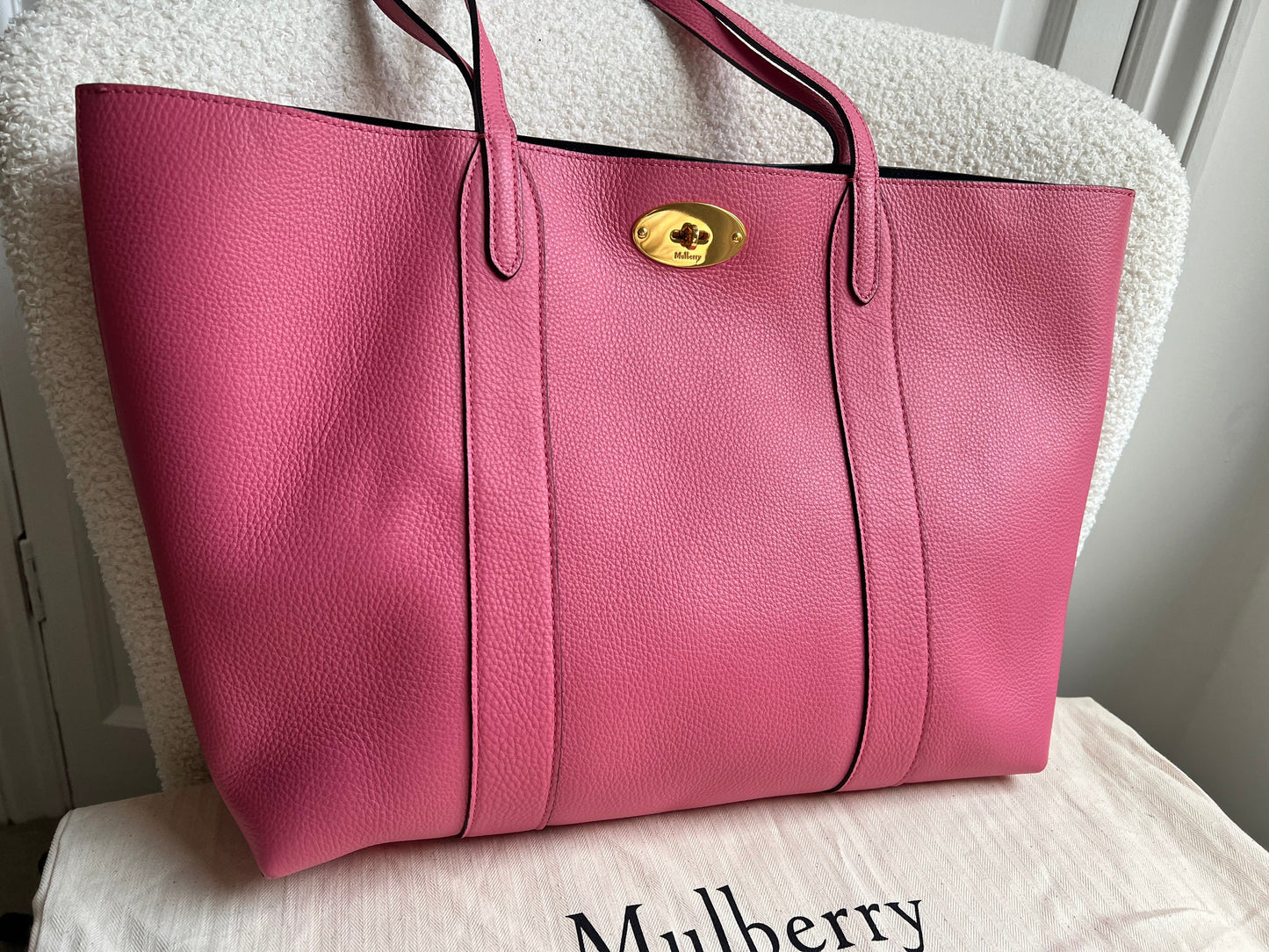 Mulberry Candy Pink Bayswater Tote (RRP £845)
