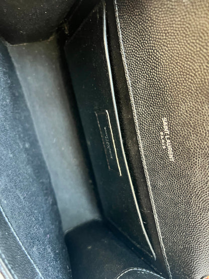 Yves Saint Laurent (YSL) Black Medium Envelope Bag (RRP £2,235)