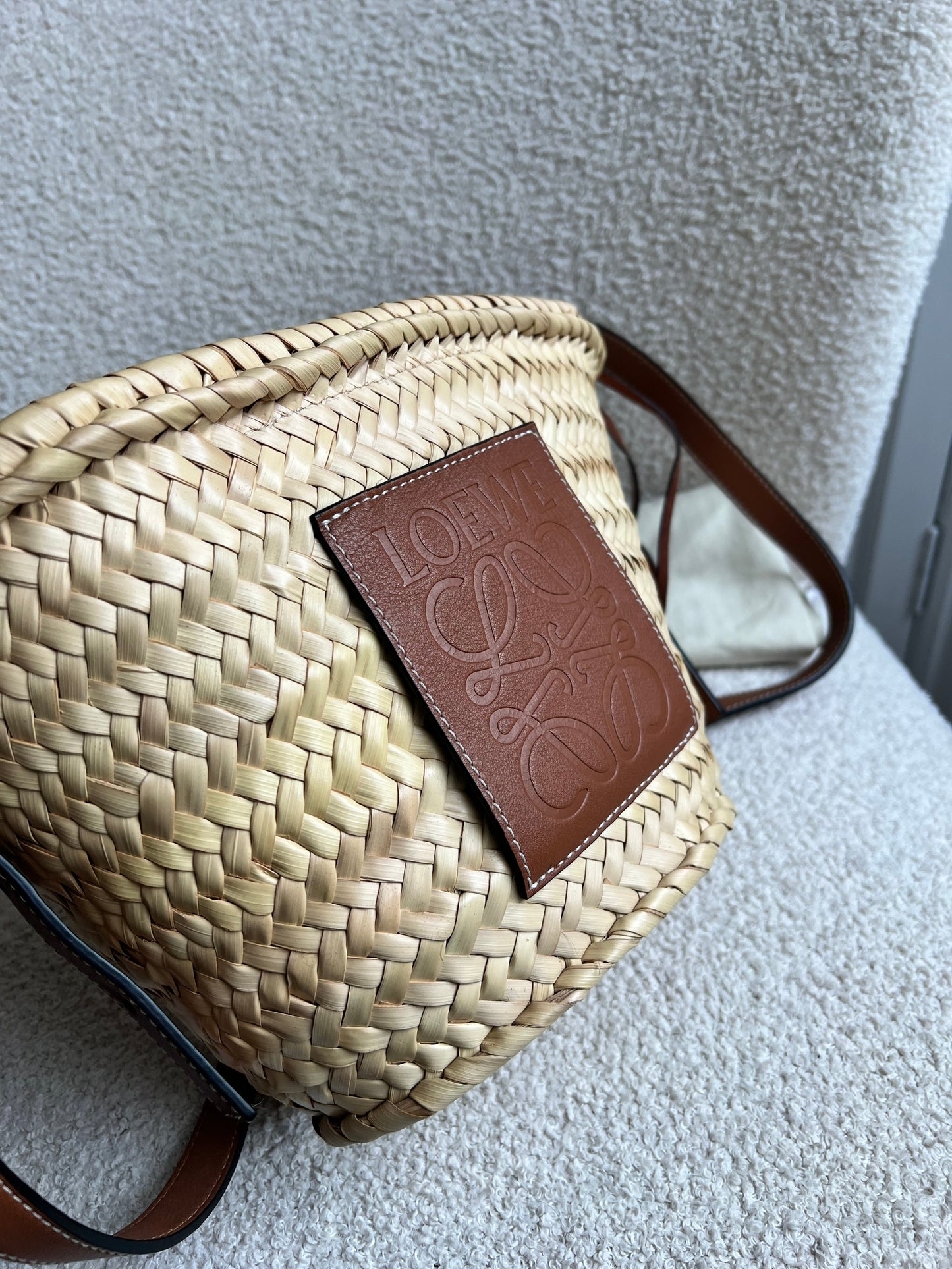 Loewe Drawstring bucket basket bag (RRP £450)