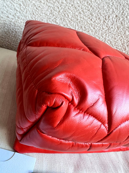 Mulberry Coral Orange Softie in Pillow Effect Nappa Leather (RRP £1650)