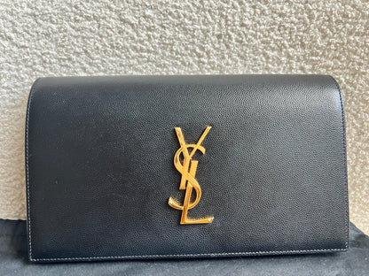 Yves Saint Laurent (YSL) Black Kate Clutch (RRP £1,190)