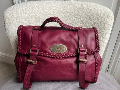 Mulberry Oversized Berry Woven Trim Alexa (RRP £1100)
