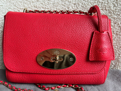 Mulberry Hibiscus Red Regular Lily with Gold Hardware (RRP £995)