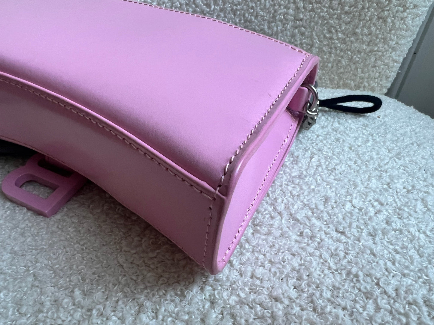 Balenciaga Pink Hourglass Wallet on Chain (RRP £1190)