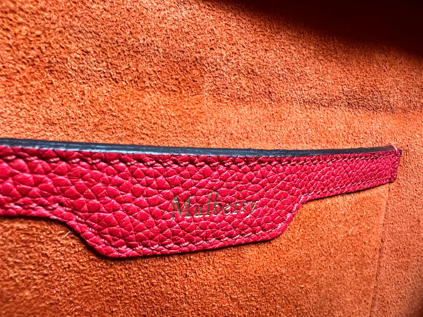 Mulberry Fiery Red Zipped Bayswater (RRP £1,350)
