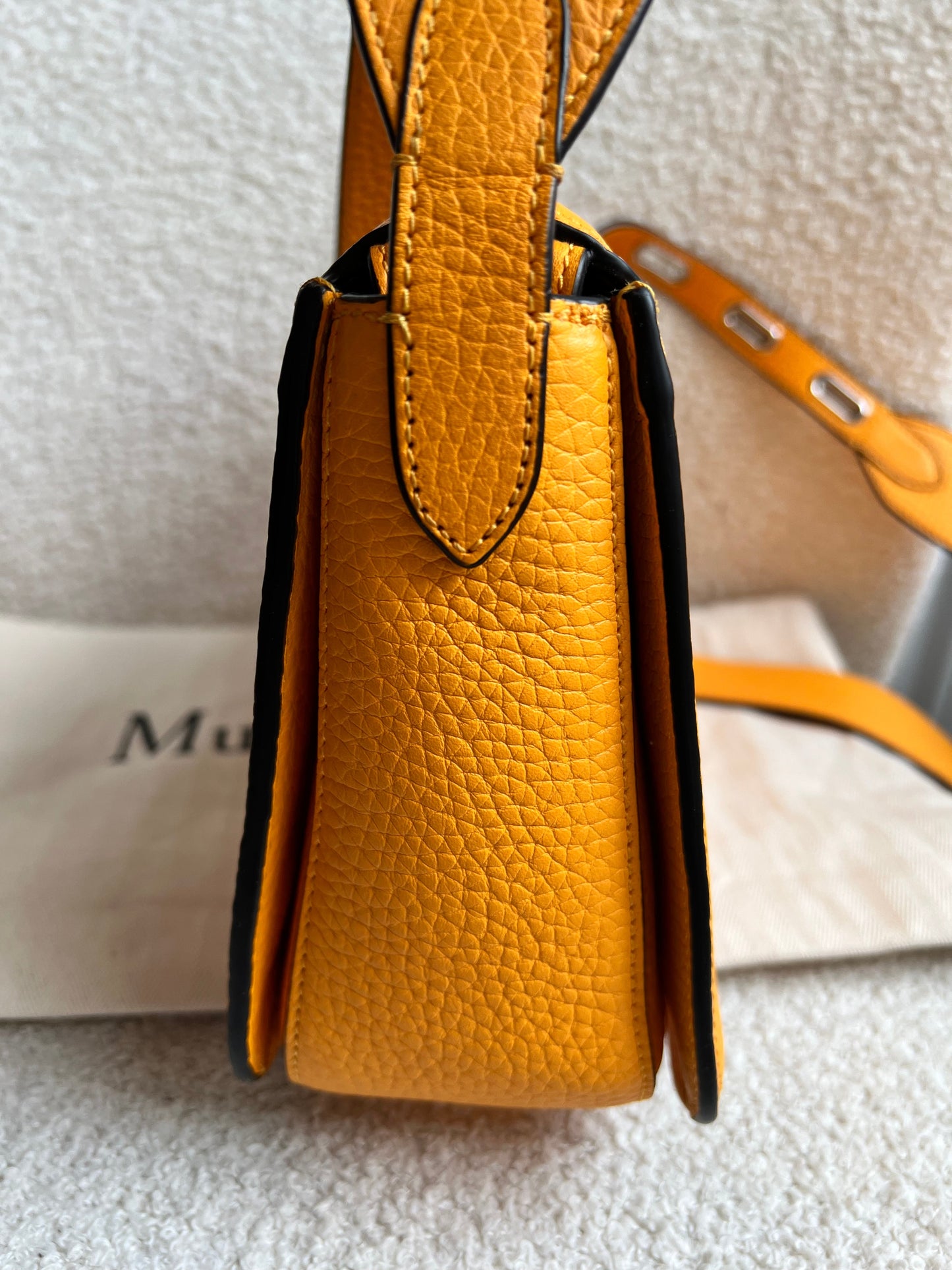 Mulberry Billie in Double Yellow Small Classic Grain (RRP £895)