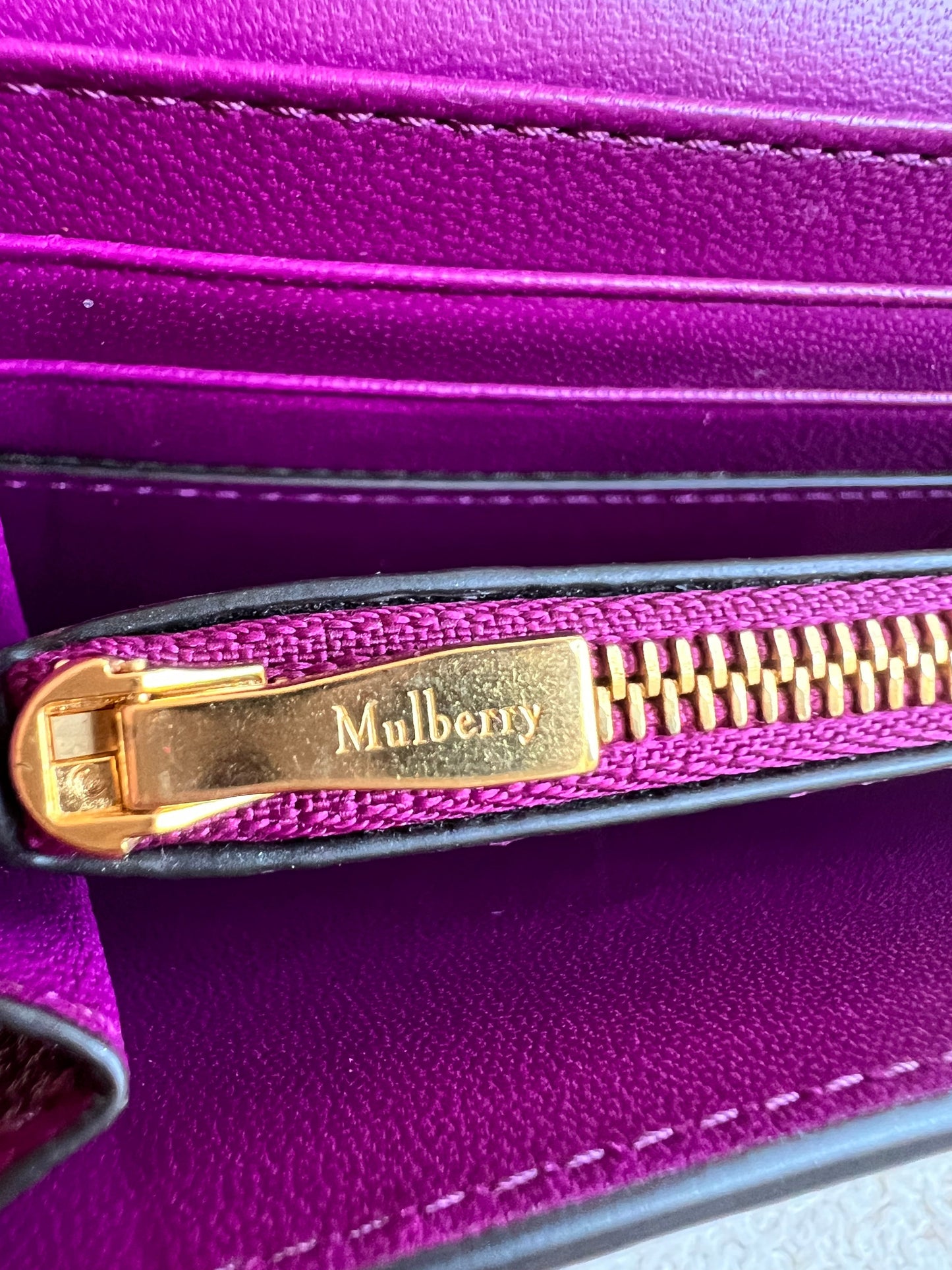 Mulberry Violet Continental Wallet (RRP £345)