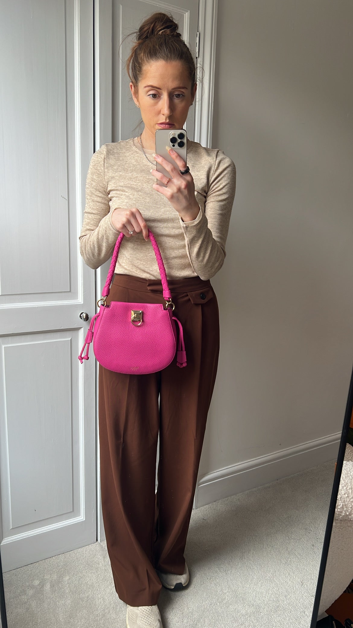 Mulberry Pink Mini Iris Hobo (RRP £1,195)
