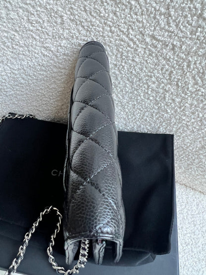 Chanel Black Caviar Wallet on Chain (RRP £2,930)