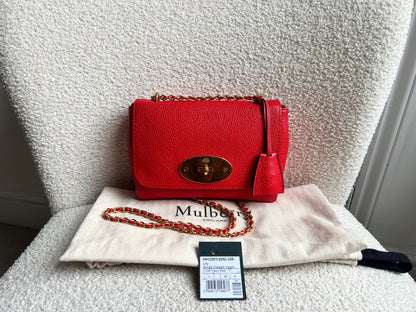 Mulberry Fiery Red Regular Lily with Gold Hardware (RRP £995)