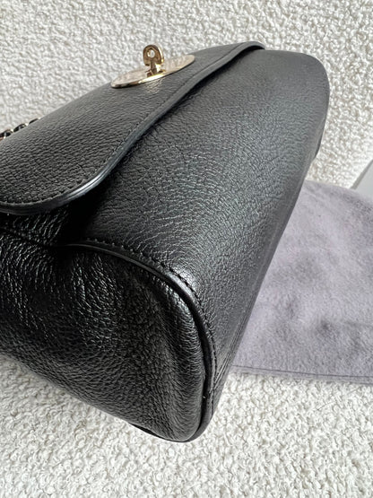 Mulberry Black Medium Lily with Gold Hardware (RRP £1195)